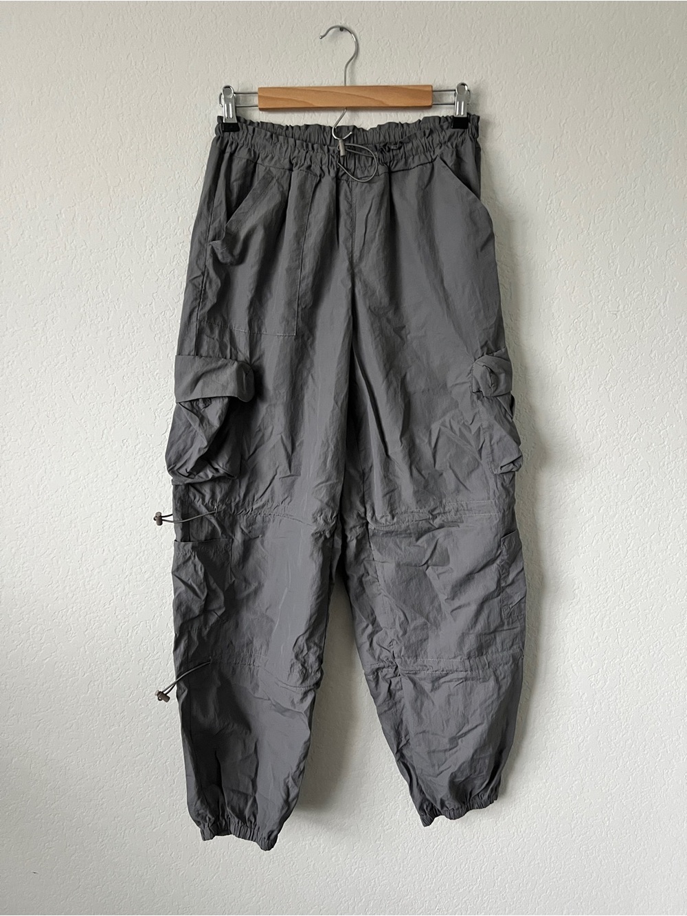 Athlesiure Gray Cargo Jogger Pants